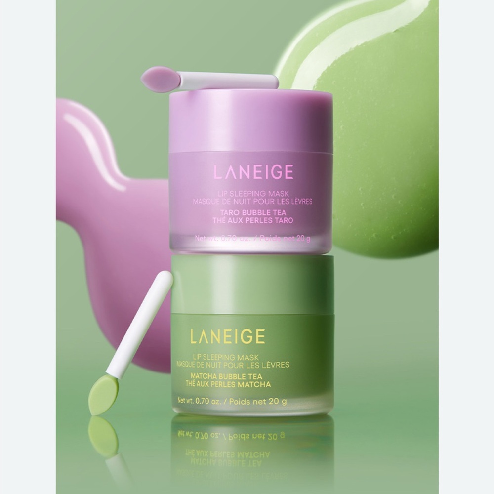 LANEIGE Lip Sleeping Mask Duo - Matcha and Taro